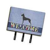 Caroline'S Treasures Dane Welcome Wall Hook, Triple, Multicolor