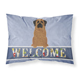 Caroline'S Treasures Mastiff Brindle Welcome Pillowcase, Standard,