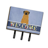 Caroline'S Treasures Mastiff Welcome Wall Hook, Triple, Multicolor
