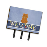 Caroline'S Treasures Norwich Terrier Welcome Wall Hook, Triple, Multicolor