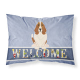 Caroline'S Treasures Basset Hound Welcome Pillowcase, Standard,
