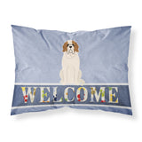 Caroline'S Treasures Welcome Saint Bernard Pillowcase, Standard