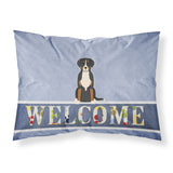 Caroline'S Treasures Greater Swiss Mountain Dog Welcome Pillowcase, Standard,