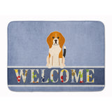 Caroline'S Treasures Beagle Tricolor Welcome Floor Mat, 19 X 27, Multicolor