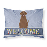 Caroline'S Treasures Chocolate Labrador Welcome Pillowcase, Standard,
