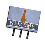 Caroline'S Treasures Irish Terrier Welcome Wall Hook, Triple, Multicolor