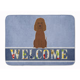 Caroline'S Treasures Irish Water Spaniel Welcome Floor Mat, 19 X 27, Multicolor