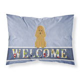 Caroline'S Treasures Poodle Tan Welcome Pillowcase, Standard,