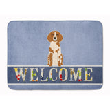 Caroline'S Treasures Brittany Spaniel Welcome Floor Mat, 19 X 27, Multicolor