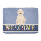 Caroline'S Treasures Pyrenese Welcome Floor Mat, 19 X 27, Multicolor