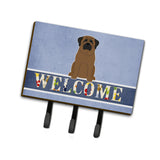 Caroline'S Treasures Bullmastiff Welcome Wall Hook, Triple, Multicolor