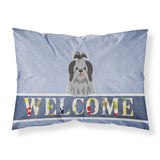Caroline'S Treasures Shih Tzu Black Silver Welcome Pillowcase, Standard,