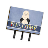 Caroline'S Treasures Old English Sheepdog Welcome Wall Hook, Triple, Multicolor