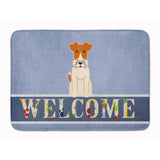Caroline'S Treasures Wire Fox Terrier Welcome Floor Mat, 19 X 27, Multicolor