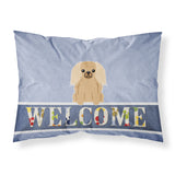 Caroline'S Treasures Pekingnese Fawn Sable Welcome Pillowcase, Standard,