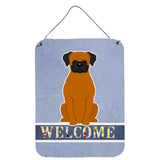 Caroline'S Treasures Fawn Boxer Welcome Metal Print, 16 X 12, Multicolor