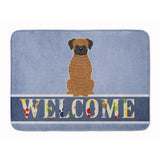 Caroline'S Treasures Brindle Boxer Welcome Floor Mat, 19 X 27, Multicolor