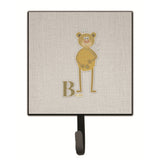 Caroline'S Treasures Alphabet B For Bear Wall Hook, Small, Multicolor