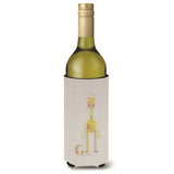 Caroline'S Treasures Alphabet G For Giraffe Wine Bottle Beverage Insulator Hugger, Multicolor, 750Ml