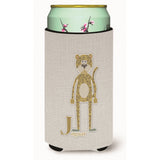 Caroline'S Treasures Alphabet J For Jaguar Tall Boy Beverage Insulator Hugger, Multicolor