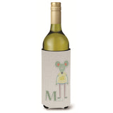 Caroline'S Treasures Alphabet M For Mouse Wine Bottle Beverage Insulator Hugger, Multicolor, 750Ml