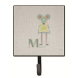 Caroline'S Treasures Alphabet M For Mouse Wall Hook, Small, Multicolor