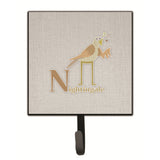 Caroline'S Treasures Alphabet N For Nightingale Wall Hook, Small, Multicolor