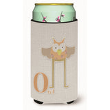 Caroline'S Treasures Alphabet O For Owl Tall Boy Beverage Insulator Hugger, Multicolor