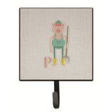 Caroline'S Treasures Alphabet P For Pig Wall Hook, Small, Multicolor