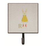 Caroline'S Treasures Alphabet R For Rabbit Wall Hook, Small, Multicolor