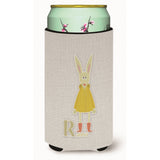 Caroline'S Treasures Alphabet R For Rabbit Tall Boy Beverage Insulator Hugger, Multicolor