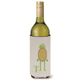 Caroline'S Treasures Alphabet T For Turtle Wine Bottle Beverage Insulator Hugger, Multicolor, 750Ml