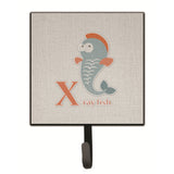 Caroline'S Treasures Alphabet X For Xray Fish Wall Hook, Small, Multicolor