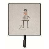 Caroline'S Treasures Alphabet Z For Zebra Wall Hook, Small, Multicolor
