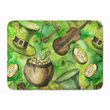 Caroline'S Treasures Luck Of The Irish Machine Washable Memory Foam Mat Doormats, Multicolor