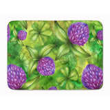 Caroline'S Treasures Shamrocks In Bloom Machine Washable Memory Foam Mat Doormats, Multicolor