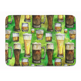 Caroline'S Treasures Irish Beers Machine Washable Memory Foam Mat Doormats, Multicolor