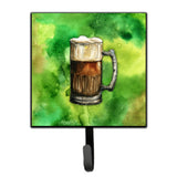 Caroline'S Treasures Irish Beer Mug Leash Or Key Holder Hooks, Multicolor