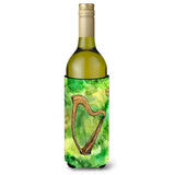 Caroline'S Treasures Irish Harp Wine Bottle Beverage Insulator Hugger, 750 Ml, Multicolor