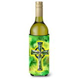 Caroline'S Treasures Irish Celtic Cross Wine Bottle Beverage Insulator Hugger, 750 Ml, Multicolor