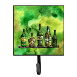 Caroline'S Treasures Irish Whiskey Bottle Leash Or Key Holder Hooks, Multicolor