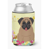 Caroline'S Treasures Bb6005Cc Easter Eggs Pug Brown Can Or Bottle Hugger, Multicolor