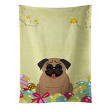 Caroline'S Treasures Bb6005Ktwl Easter Eggs Pug Brown Kitchen Towel, Multicolor, 25 X 15