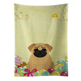 Caroline'S Treasures Bb6007Ktwl Easter Eggs Pug Brown Kitchen Towel, Multicolor, 25 X 15