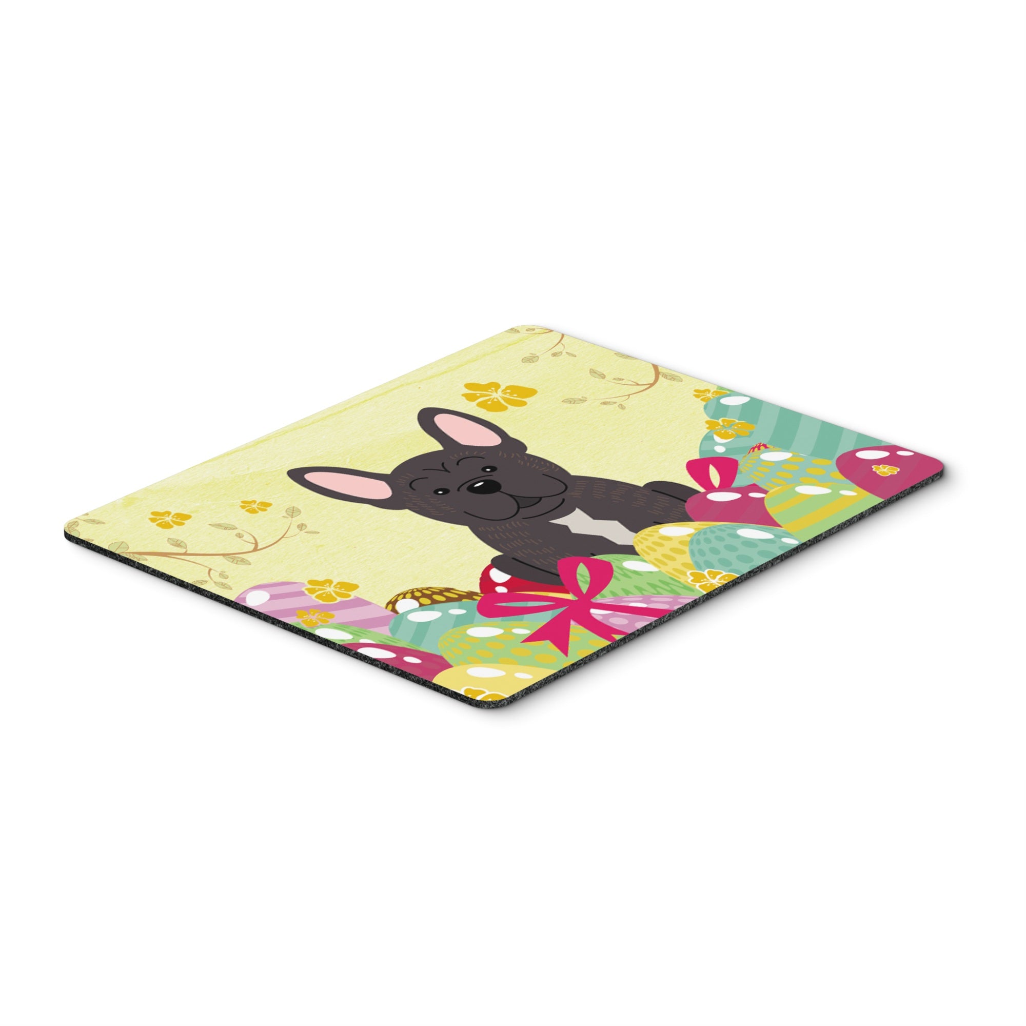 Caroline'S Treasures Easter Eggs French Bulldog Brindle Mouse Pad, Hot Pad Or Trivet, Multicolor, 7.75X9.25  (Bb6009Mp)