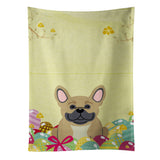 Caroline'S Treasures Easter Eggs French Bulldog Cream Kitchen Towel, Multicolor, 25 X 15