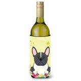 Caroline'S Treasures Bb6012Literk Easter French Bulldog Wine Bottle Beverage Insulator Hugger, 750Ml, Multicolor
