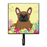Caroline'S Treasures Easter Eggs French Bulldog Brown Wall Hook, Small, Multicolor