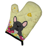 Caroline'S Treasures Easter Eggs French Bulldog Black Oven Mitt, Multicolor, 12 X 8.5