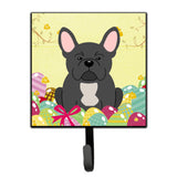 Caroline'S Treasures Easter Eggs French Bulldog Black Wall Hook, Small, Multicolor